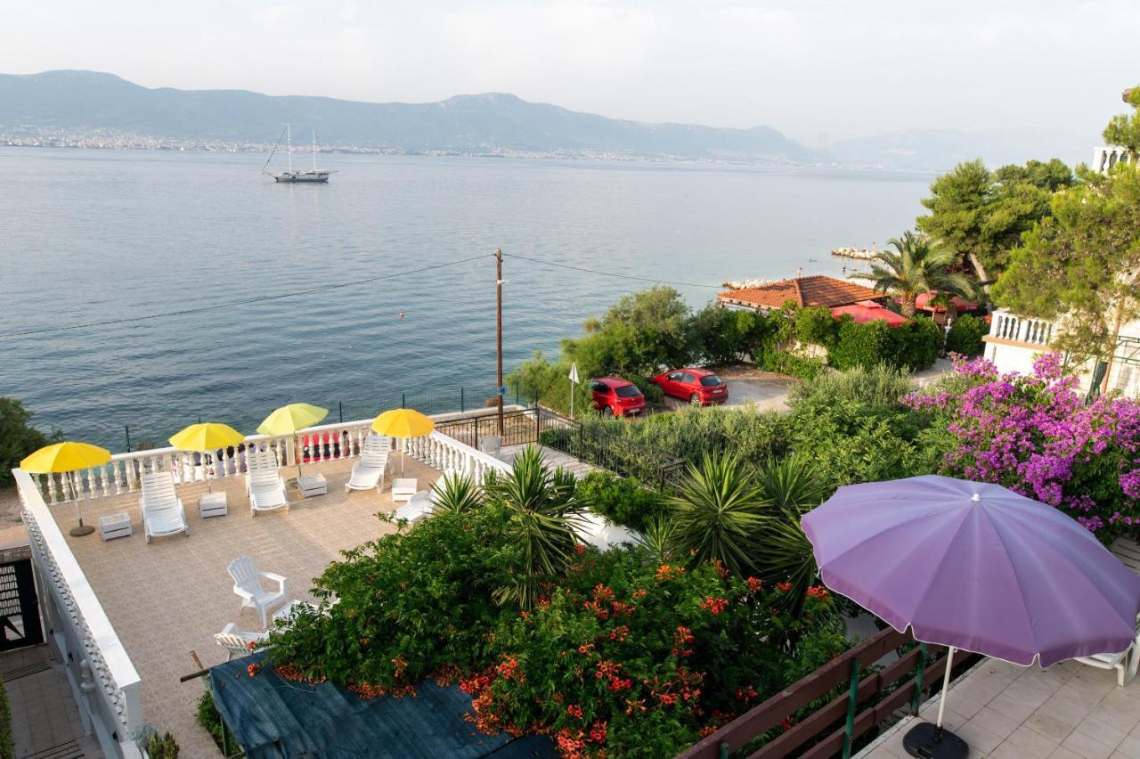 Villa Fjaba - By The Sea - With The Big Terraces & Great Sea View トロギール エクステリア 写真