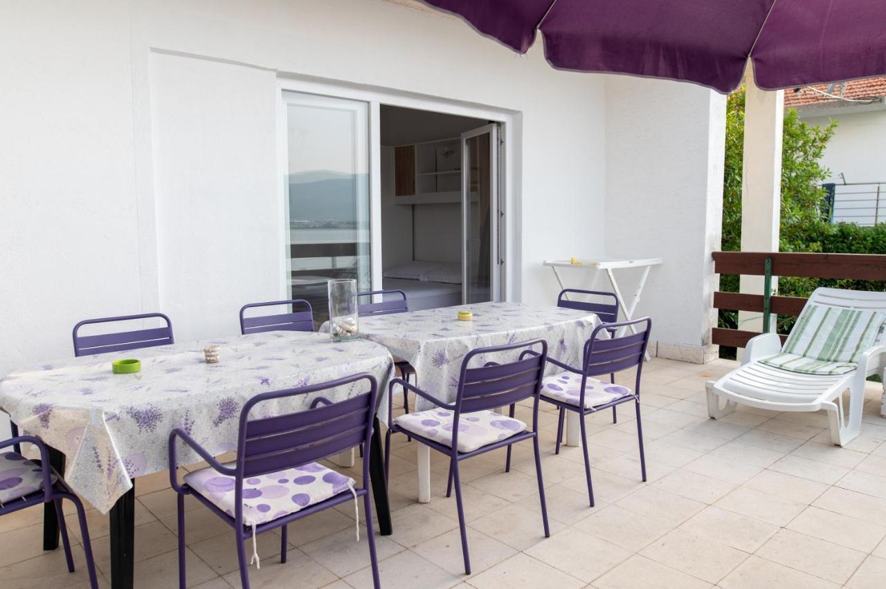 Villa Fjaba - By The Sea - With The Big Terraces & Great Sea View トロギール エクステリア 写真